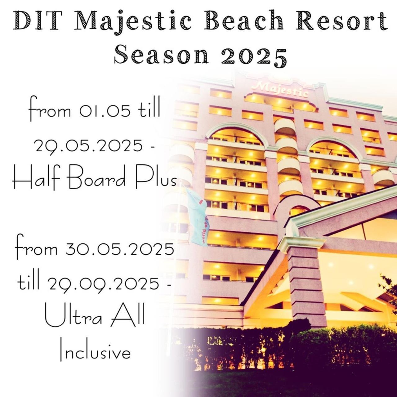 Dit Majestic Beach Resort Sunny Beach Exterior photo